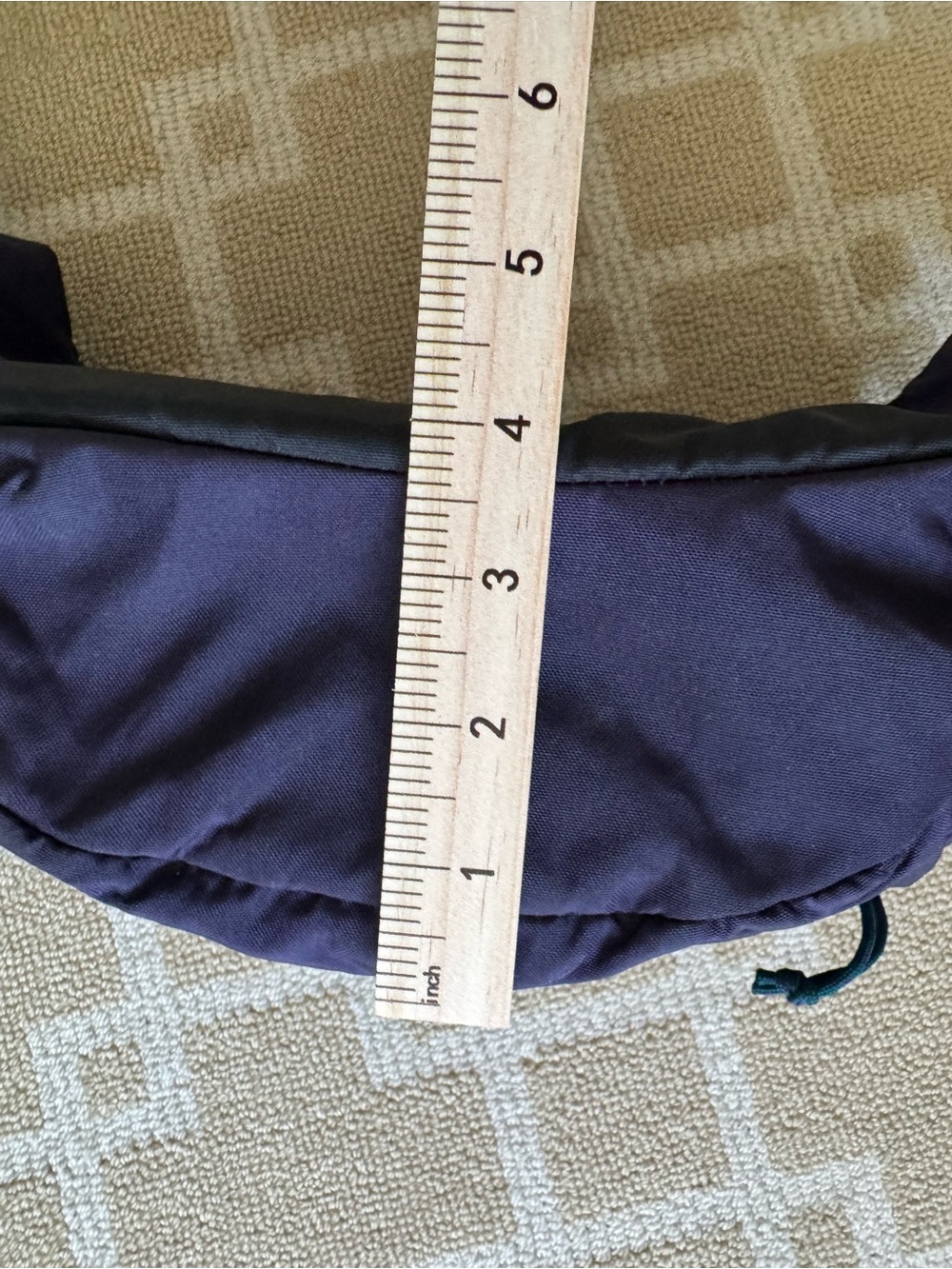 Patagonia Vintage 90s Hip Pack Waist Bag Purple Teal Large Fanny Pack USA Made - Picture 13 of 17